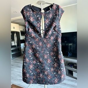 Free people open back mini dress size 0 dress say yes